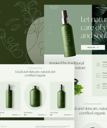 Branding Skincare Website 3