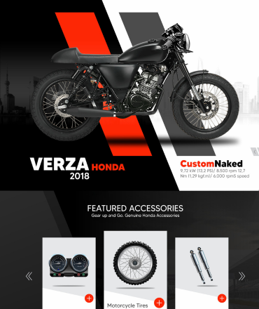 Motorcycle Company Website 1